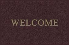 Keset Welcome  Coklat